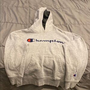 Boys Champion Gray Hoodie